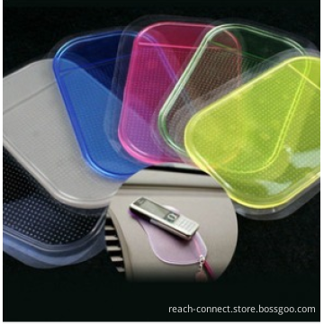 2015 colorful PU cheap strong Sticky magic anti-slip mat mobile phone non-slip mat